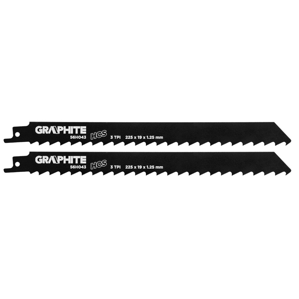 Sågblad för bågfil, HCS, 225 x 19 x 1,25 mm, 3TPI, 2 st. Sågblad för bågfil, HCS, 225 x 19 x 1,25 mm, 3TPI, 2 st.