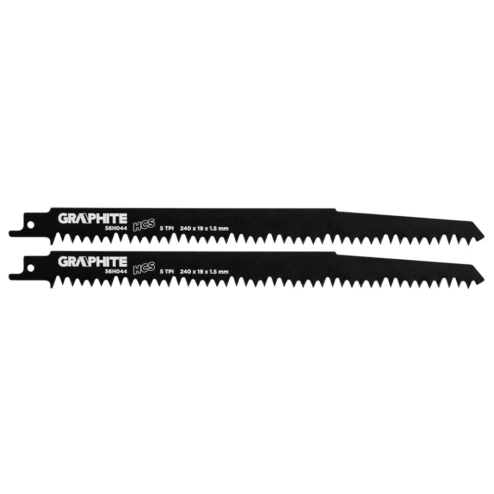 Sågblad för bågfil, HCS, 240 x 19 x 1,5 mm, 5TPI, 2 st. Sågblad för bågfil, HCS, 240 x 19 x 1,5 mm, 5TPI, 2 st.