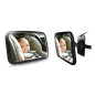 Spegel för att observera barn i bilen 29x19cm amio-02387