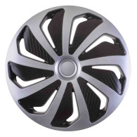 Kołpak wind 15' srebrno-czarny