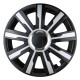 Hjullock svart silver mirage 15 tum