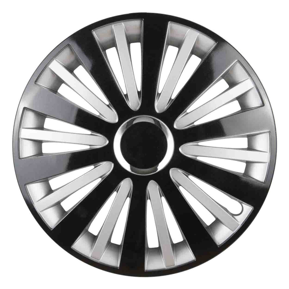 Hjullock Falcon 16 tum svart-silver