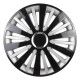 Hjullock Falcon 16 tum svart-silver