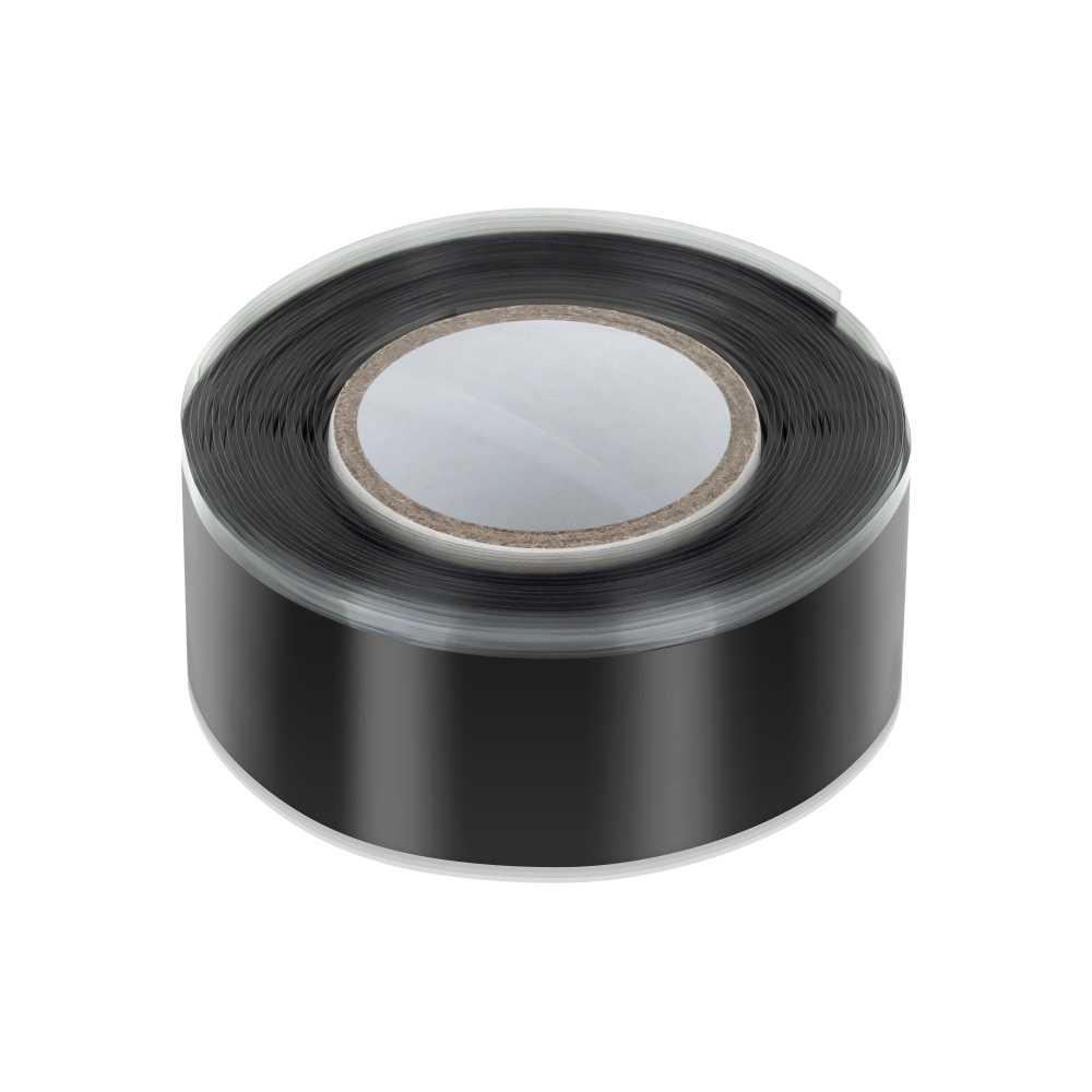 Självvulkaniserande tejp REBEL (0,8 mm x 19 mm x 2,5 m) svart. Självvulkaniserande tejp REBEL (0,8 mm x 19 mm x 2,5 m) svart.