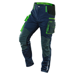 Arbetsbyxor PREMIUM, 62% bomull, 35% polyester, 3% elastan, storlek S