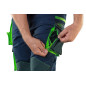 Arbetsbyxor PREMIUM, 62% bomull, 35% polyester, 3% elastan, storlek S