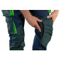 Arbetsbyxor PREMIUM, 62% bomull, 35% polyester, 3% elastan, storlek S