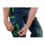 Ogrodniczki robocze PREMIUM, 62% bawełna, 35% poliester, 3% elastan, rozmiar XXXL