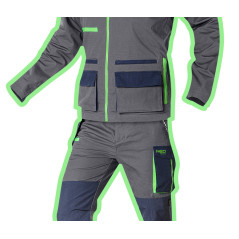 Arbetsjacka PREMIUM, 100% bomull, ripstop, storlek S