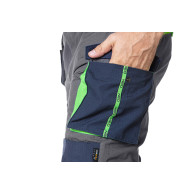 Spodnie robocze PREMIUM, 100% bawełna, ripstop, rozmiar L