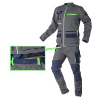 Spodnie robocze PREMIUM, 100% bawełna, ripstop, rozmiar L