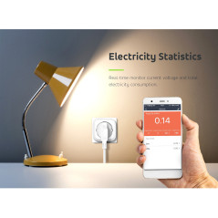 Fjärrstyrt WiFi-uttag GreenBlue, styrning med Android/iOS/Alexa/Google Home, timer, max 3840W, GB705 | HandlaSmidigt.se