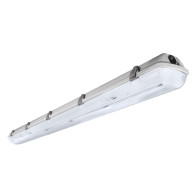 Industriellt vattentätt armatur IP65 LED 1x120cm T8 G13 enkelsidigt matad
