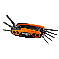 Torx-nycklar med handtag T9, T10, T15, T20, T25, T27, T30, T40