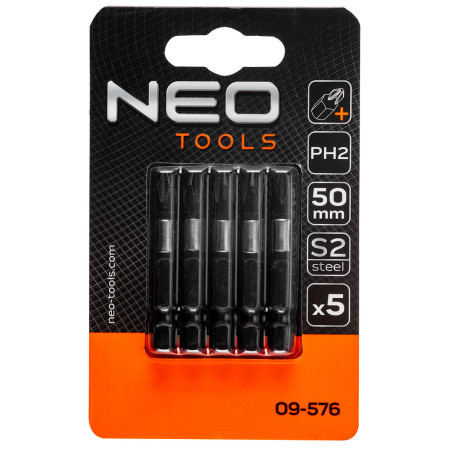 Slagbits S2, 50 mm, PH2 - 5 st.