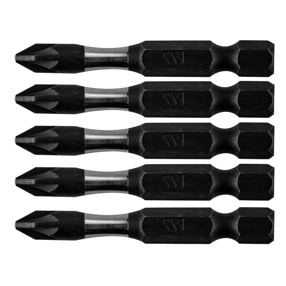 Bity udarowe S2, 50 mm, PZ2 - 5 szt. Bity udarowe S2, 50 mm, PZ2 - 5 szt.