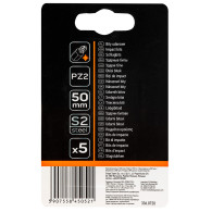 Slagbits S2, 50 mm, PZ2 - 5 st.