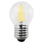 LED-lampa Maclean, filament-LED E27, 6W, 230V, varmvit 3000K, 720lm, retro edison dekorativ G45, MCE284
