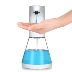 Automatisk dispenser Promedix, vätskebehållare för flytande tvål, desinfektionsmedel, 480 ml, 4xAA PR-530. | HandlaSmidigt.se