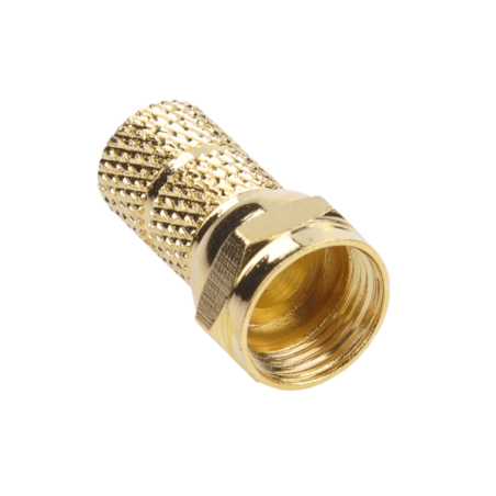Kontakt SAT F 6,8 mm GULD CU Cabletech