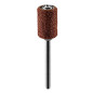 Slipband 6,3 mm, K60, K80, K120, K240, set med 100 stycken + axel 3,2 mm, 2 stycken.
