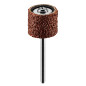 Slipband 12,7 mm, K60, K80, K120, K240, set med 100 stycken + axel 3,2 mm, 2 stycken.