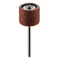 Slipband 12,7 mm, K60, K80, K120, K240, set med 100 stycken + axel 3,2 mm, 2 stycken.