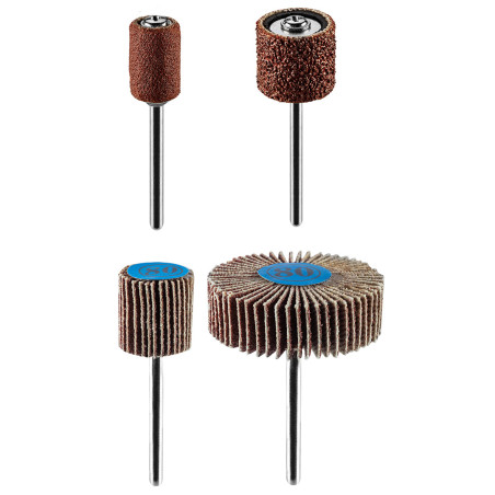 Tillbehör till minislipmaskin, slipband, sliparkiv, set med 24 stycken.