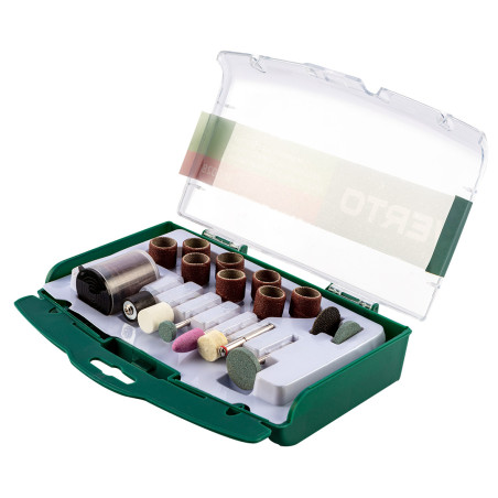 Tillbehör till minislipmaskin, set med 71 delar.