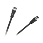 Kabel TV-anslutning - F-anslutning 1,8m svart