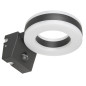 LED-lampa Maclean, väggmonterad, med PIR-sensor, PC+ALU, 20W, 1700lm, IP65, Neutral White 4000K, grå, MCE365