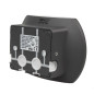 LED-lampa Maclean, Väggmonterad, Med PIR-sensor, PC+ALU, 20W, 1600lm, IP65, Neutralvit 4000K, Grå, MCE366