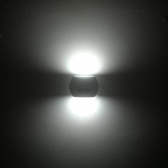 LED-lampa Maclean, Väggmonterad, Med PIR-sensor, PC+ALU, 20W, 1600lm, IP65, Neutralvit 4000K, Grå, MCE366 | HandlaSmidigt.se