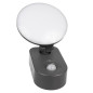 LED-lampa med PIR-sensor från Maclean, väggmonterad, med PIR-sensor, PC+ALU, 15W, 1100lm, IP65, Neutral White 4000K, grå, MCE367
