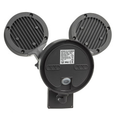 LED-lampa Maclean, Väggmonterad, Med PIR-sensor, PC+ALU, 20W, 1900lm, IP65, Neutralvitt 4000K, Grå, MCE368 | HandlaSmidigt.se