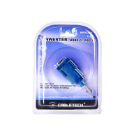 Kabelomvandlare USB 2.0 - RS232 (DB9M)