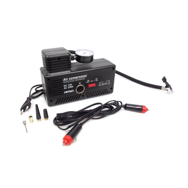 Bilkompressor pump 12v 230v acomp-13 amio-02188