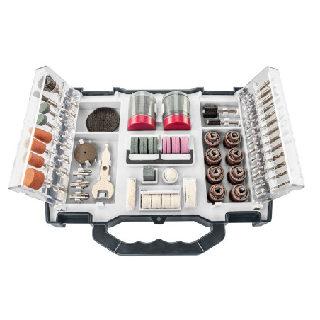 Tillbehör till minislipmaskin, set med 99 delar.