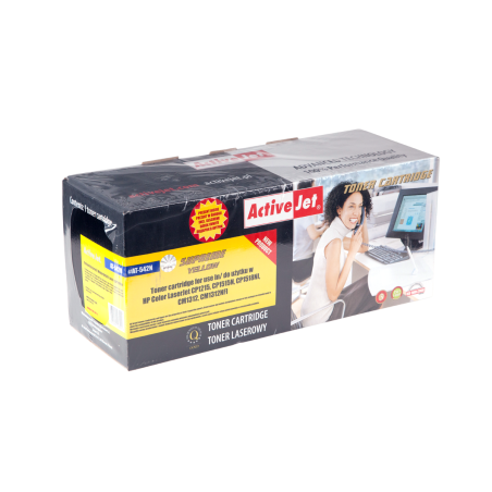 TONER ActiveJet för HP-laserprinter (125A CB542A) gul