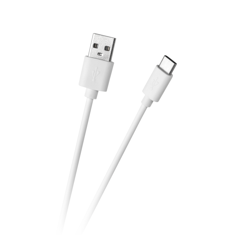 USB-kabel - USB typ C 1m Vit