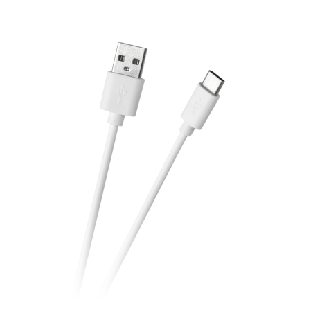 USB-kabel - USB typ C 1m Vit