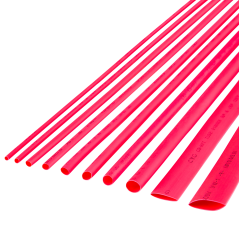 Krympslang 4,5 mm-1 m röd Rebel