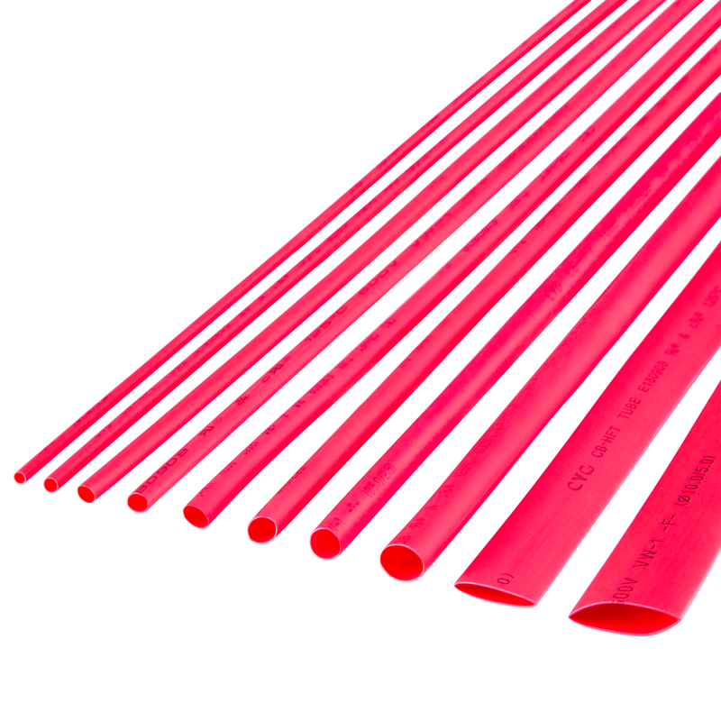 Krympslang 10,0 mm-1 m röd Rebel