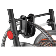 Vagn för trädgårdsslang, metall, för 60 m 1/2' slang, med slangguide.