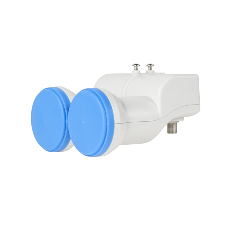 Konverter dual single LNB Cabletech 0,5 dB guld