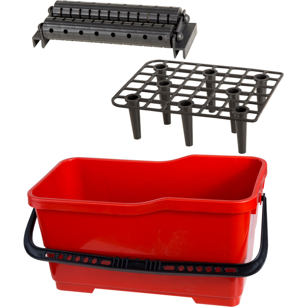 Kpl.glazurniczy: wiadro 22l, kratka, rolki proline luz Kpl.glazurniczy: wiadro 22l, kratka, rolki proline luz