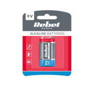 Alkaliska batterier REBEL 9V 6LR61