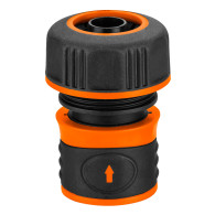 Set med 3/4' slangkoppling med sprinkler, kopplingar och anslutning till kranen.