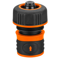 Set med 3/4' slangkoppling med sprinkler, kopplingar och anslutning till kranen.