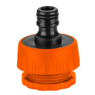 Set med 3/4' slangkoppling med sprinkler, kopplingar och anslutning till kranen.